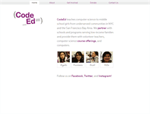 Tablet Screenshot of codeed.org